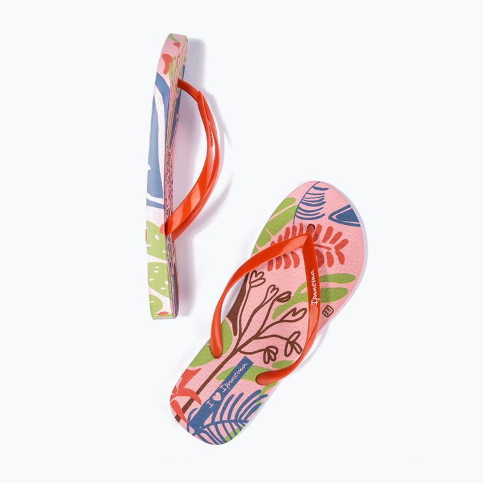 Flip-Flops Damen Ipanema Graffiti III pink/red 2