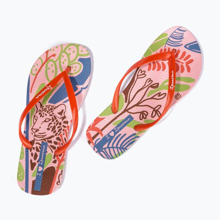 Flip-Flops Damen Ipanema Graffiti III pink/red 3