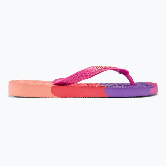 Havaianas Top Logomania Colors II rosa flux flip flops 2