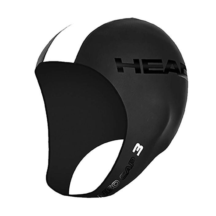 HEAD Neo 3 schwarz/weiße Badekappe 2