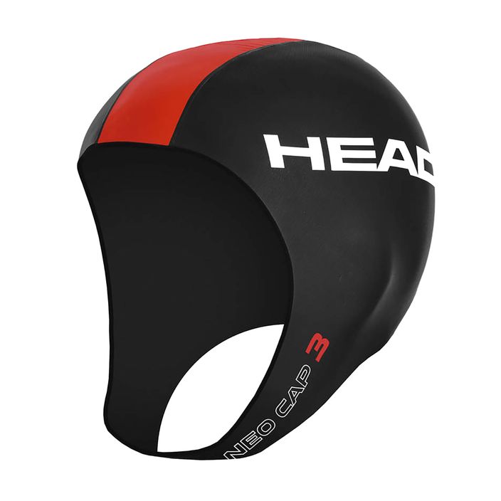 HEAD Neo 3 Badekappe schwarz/rot 2