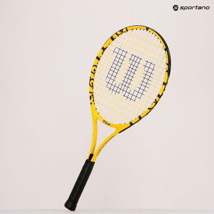 Wilson Minions Kinder-Tennisset 25 l gelb und schwarz WR064310F 11