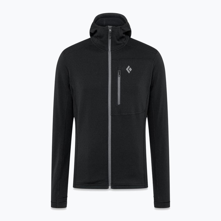 Herren-Trekking-Sweatshirt Black Diamond Coefficient Fleece Hoody schwarz AP7440200002LRG1 5
