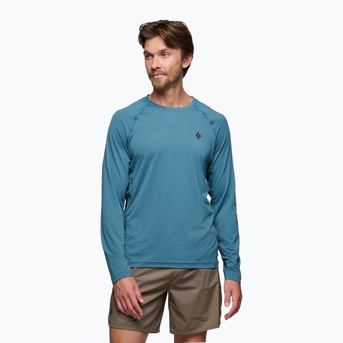 Herren-Trekking-Sweatshirt Black Diamond Alpenglow Crew creek blau