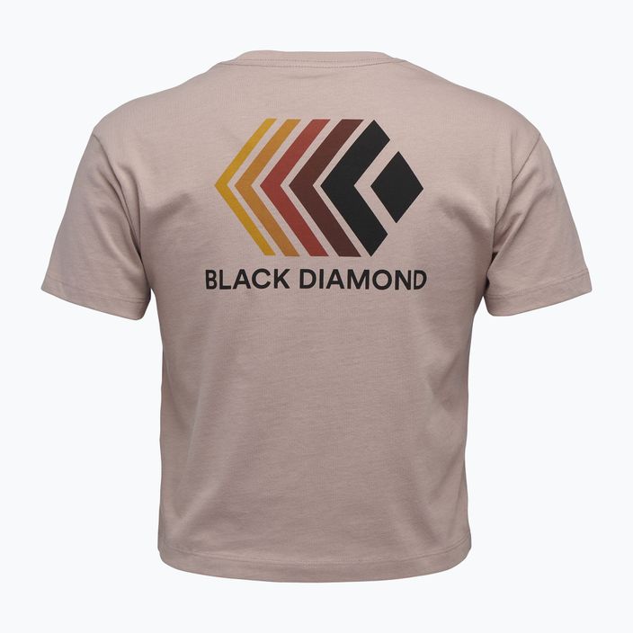 Frauen Black Diamond Faded Crop blass mauve T-shirt 5