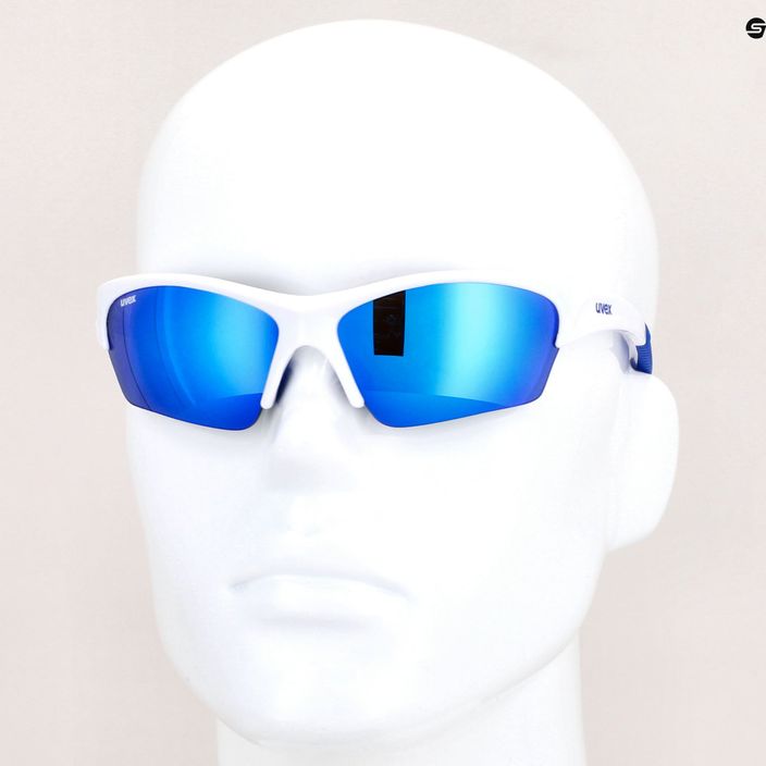 UVEX Sunsation Sonnenbrille weiß und blau S5306068416 7
