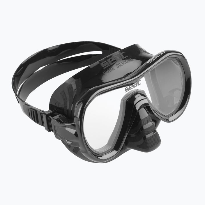 Tauchermaske Taucherbrille SEAC Giglio black 3
