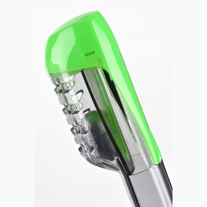 Vollgesichtsmaske zum Schnorcheln SEAC Magica grey clear/green lime 6