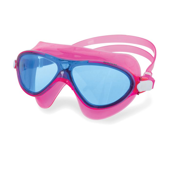 Schwimmmaske Taucherbrille Kinder SEAC Riky pink 2
