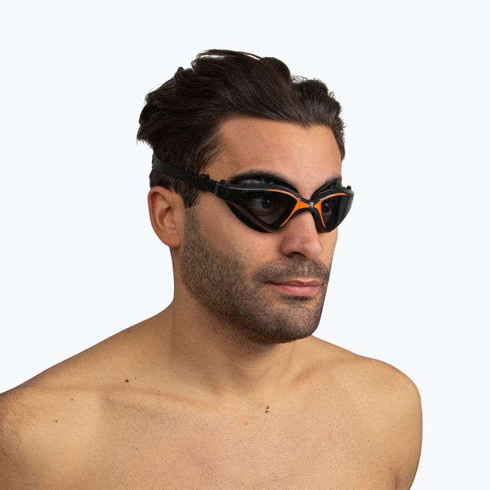 Schwimmbrille SEAC Lynx black/orange 9