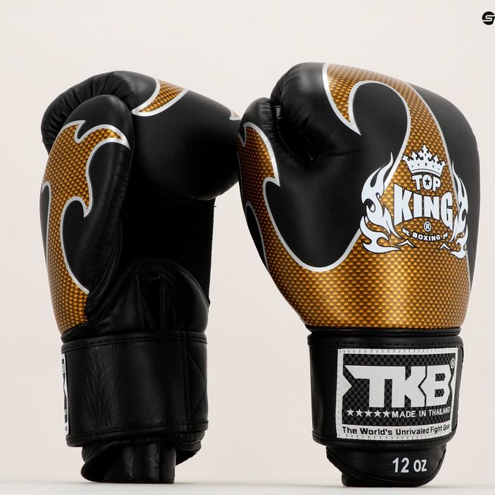 Top King Muay Thai Empower Boxhandschuhe schwarz TKBGEM-01A-BK 7