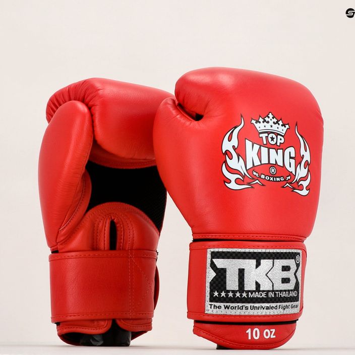 Top King Muay Thai Ultimate Air Boxhandschuhe rot TKBGAV-RD 7