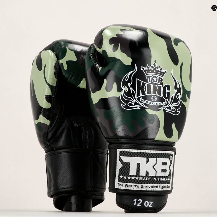 Top King Muay Thai Empower grüne Boxhandschuhe TKBGEM-03A-GN 7