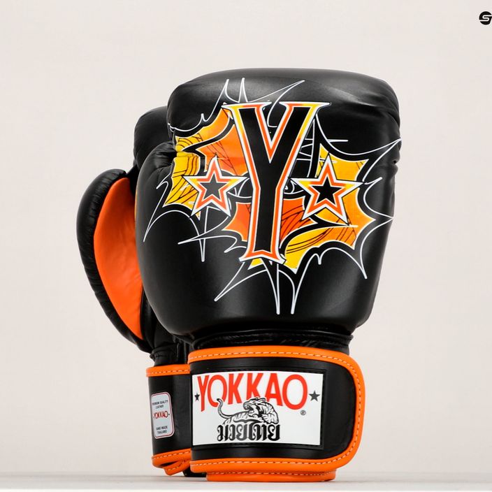 Boxhandschuhe YOKKAO Pad Thai schwarz FYGL-69-1 7