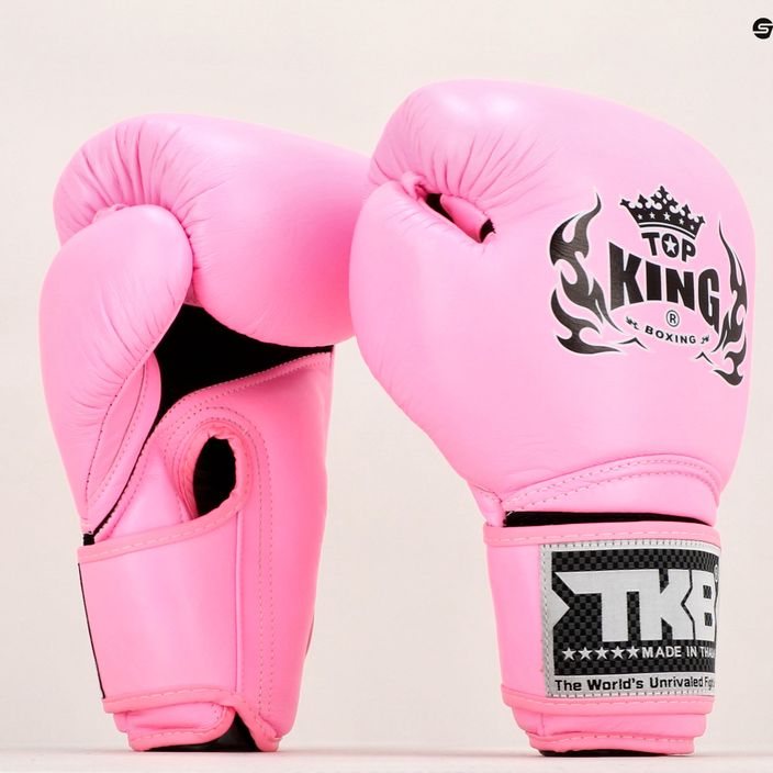 Top King Muay Thai Super Air rosa Boxhandschuhe TKBGSA-PK 7