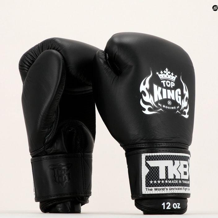 Boxhandschuhe Top King Muay Thai Ultimate „Air” schwarz TKBGAV 7