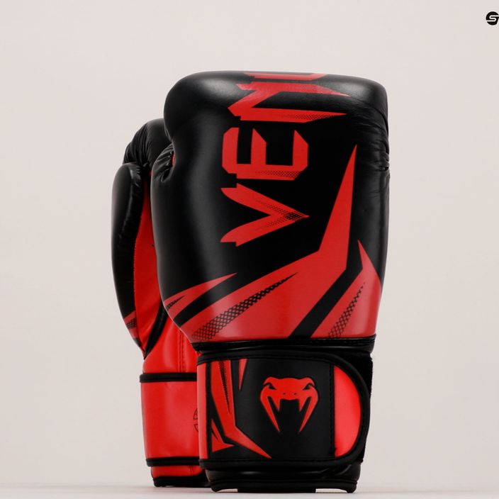 Venum Challenger 3.0 rot/schwarz Boxhandschuhe 03525-100-10OZ 7