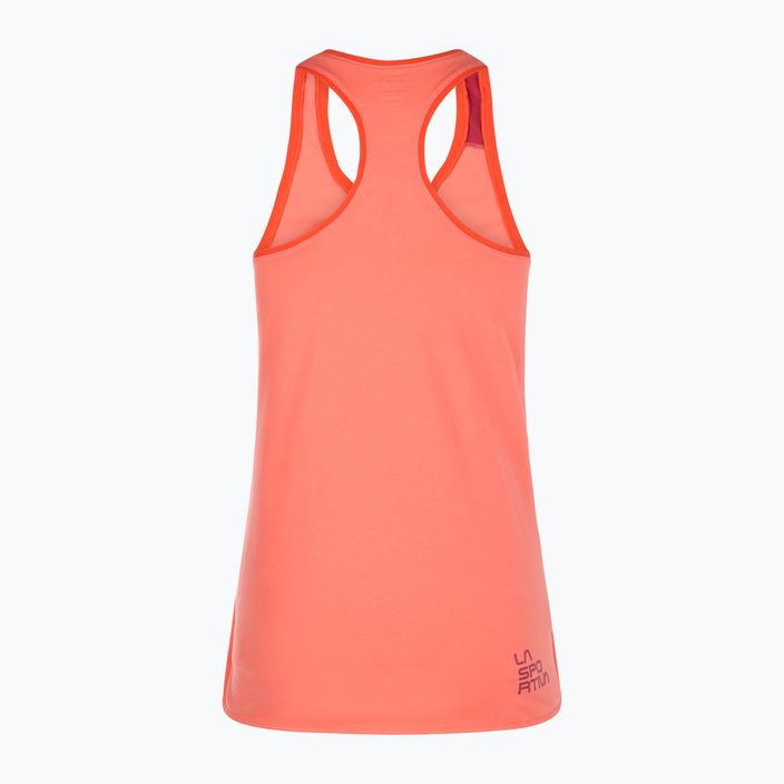 Damen Kletter-T-Shirt La Sportiva Fiona Tank orange O41403403 6