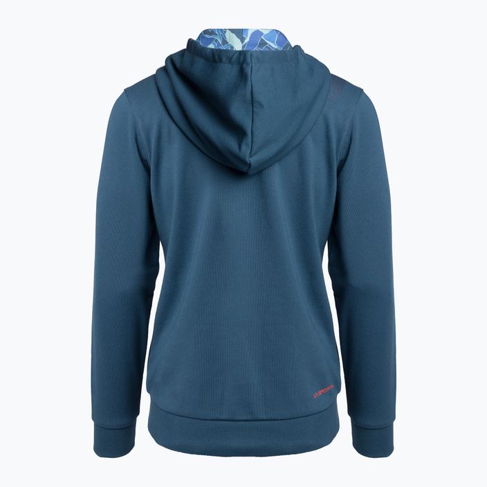 Damen-Trekking-Sweatshirt La Sportiva Retro Hoody sturmblau 2