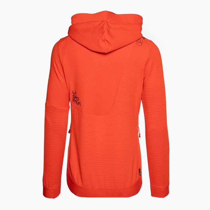 Damen Kletter Sweatshirt LaSportiva Mood Hoody orange O65322322 2