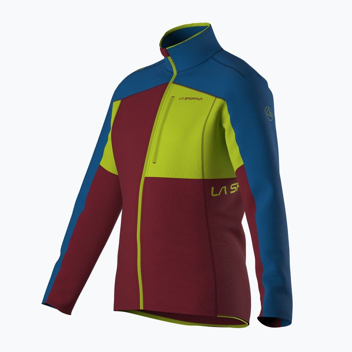 La Sportiva Elements sangria/elektrisch blaues Herren-Trekking-Sweatshirt 6