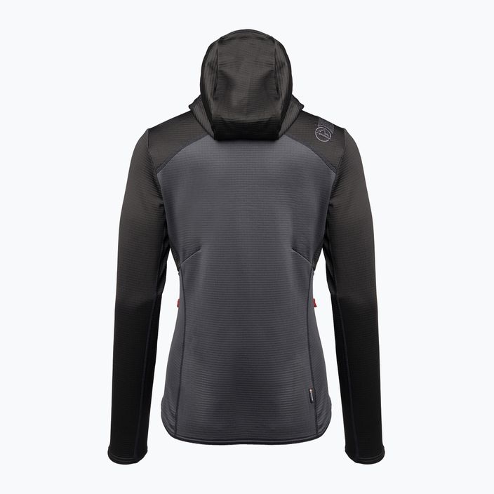 La Sportiva Upendo Hoody Carbon/Kirschtomate Damen Trekking Sweatshirt 2