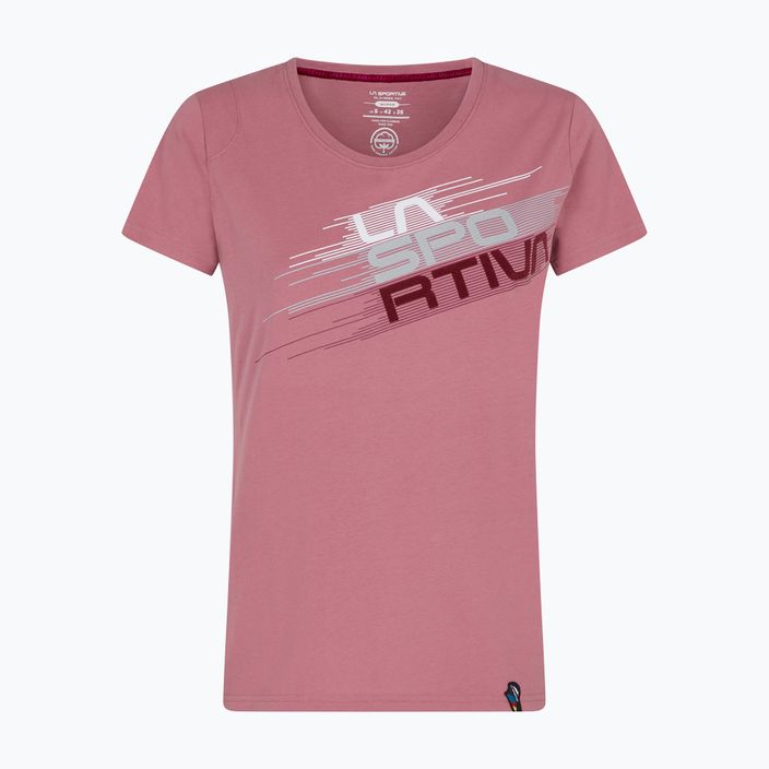 La Sportiva Stripe Evo Damen-Trekking-Shirt rosa I31405405 4