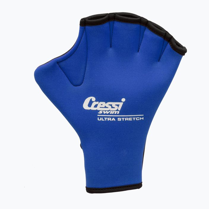 Cressi Schwimmhandschuhe blau 2