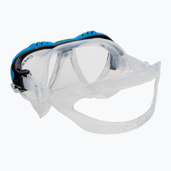 Cressi Matrix + Gamma Maske + Schnorchel Tauchset blau DS302501 4
