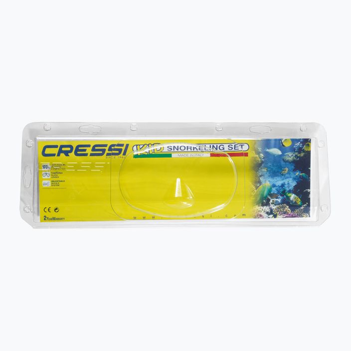 Cressi Marea + Top blaues Schnorchelset für Kinder 2