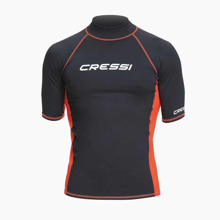 Cressi Rash Guard Herren-Badeshirt orange und schwarz XLW478404