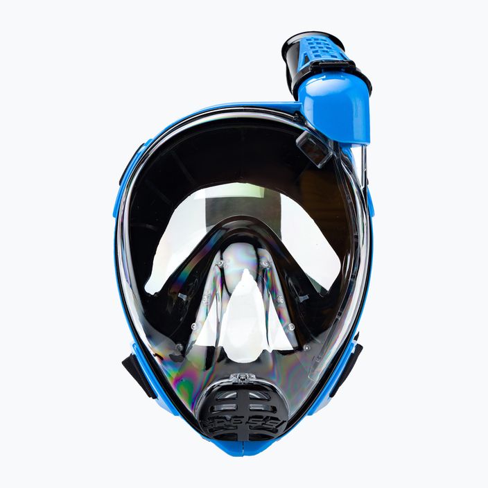 Cressi Duke Dry Vollgesichtsmaske zum Schnorcheln schwarz und blau XDT005020 2