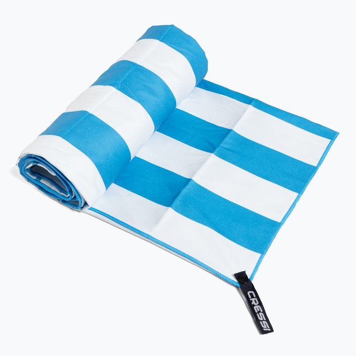Cressi Stripe Beach schnelltrocknendes Handtuch blau XVA871 2