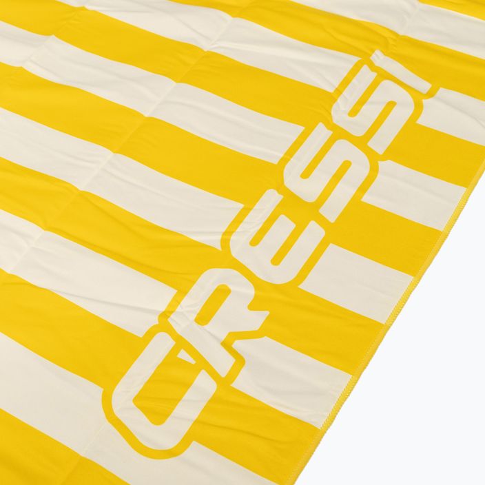 Cressi Streifen Strand gelb schnell trocknendes Handtuch XVA871 3