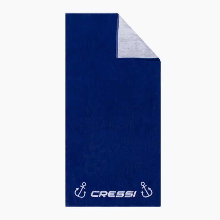 Cressi Baumwoll-Rahmenhandtuch blau XVA906