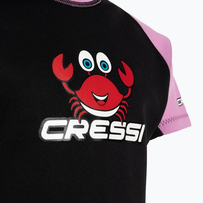 Cressi Smoby Shorty 2 mm Kinderschwimmkörper schwarz und rosa XDG008301 3