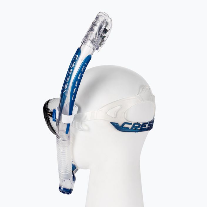 Cressi Schnorchelset Quantum Maske + Itaca Ultra Dry Schnorchel klar blau DM400020 3