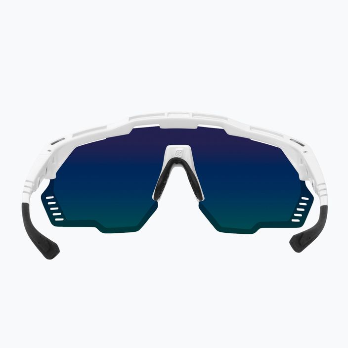 SCICON Aeroshade Kunken weiß glänzend/scnpp multimirror blau Fahrradbrille EY31030800 5
