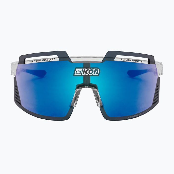 SCICON Aerowatt Foza Kristallglanz/scnpp multimirror blau Fahrradbrille EY38030700 3