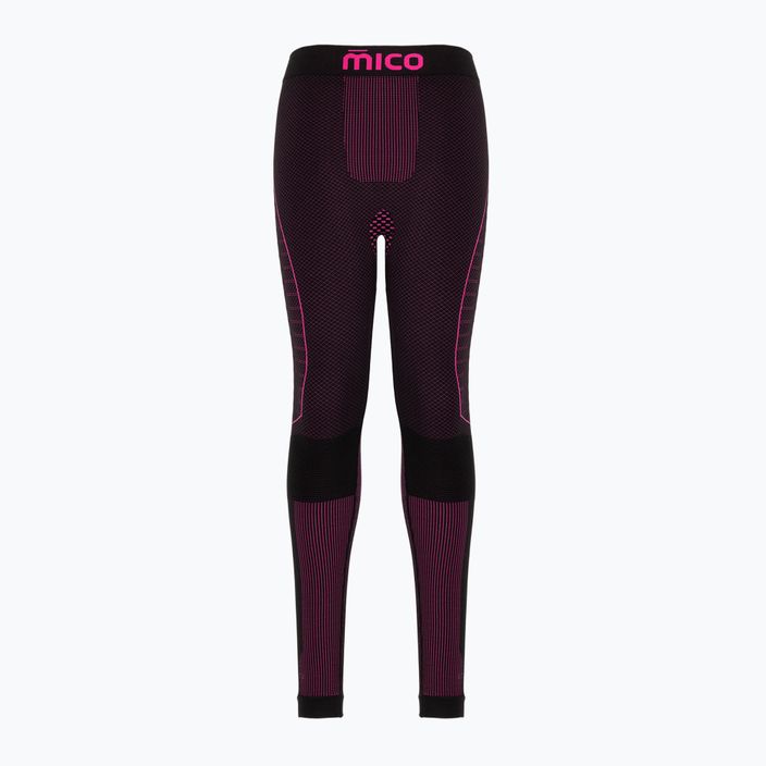 Damen Thermounterwäsche Mico Extra Dry Kit schwarz-rosa BX2826 8
