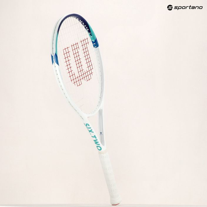 Wilson Six Two Tennisschläger weiß und blau WR125110 10