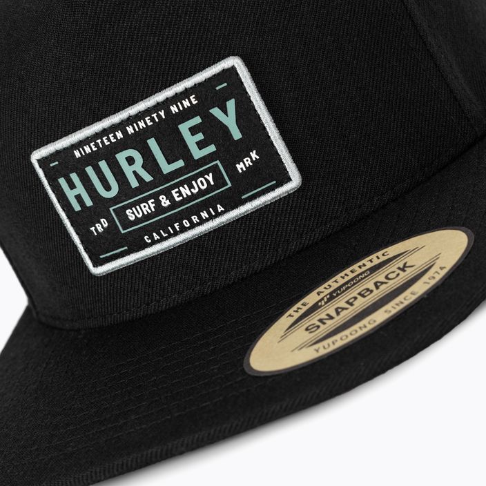 Hurley Bixby Herren Baseballkappe schwarz 3