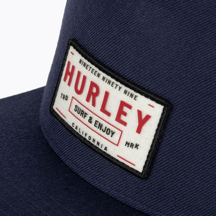 Herren Hurley Bixby Racer blau/hyper türkis Baseballkappe 3