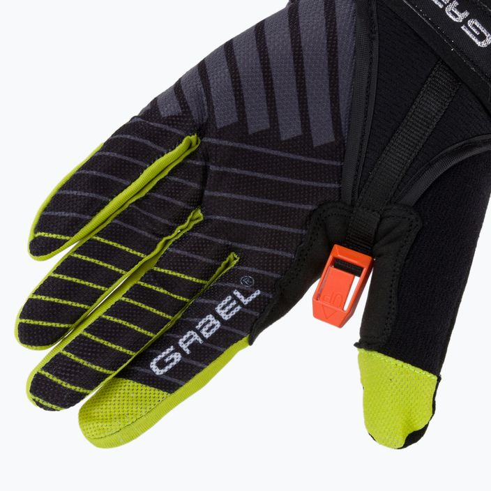 Nordic walking handschuhe GABEL Ergo-Pro 6-6.5 schwarz-gelb 81511336 4