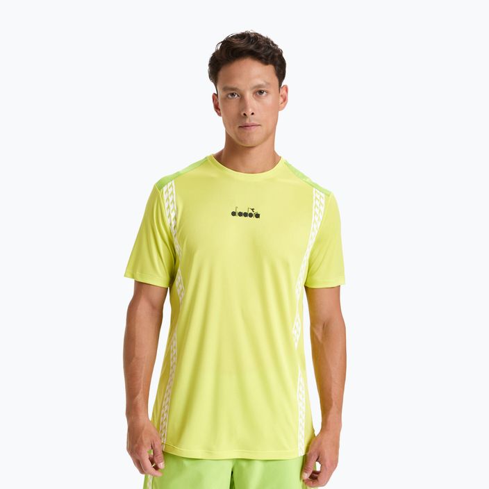 Herren-Tennisshirt Diadora Challenge gelb 102.176852 2