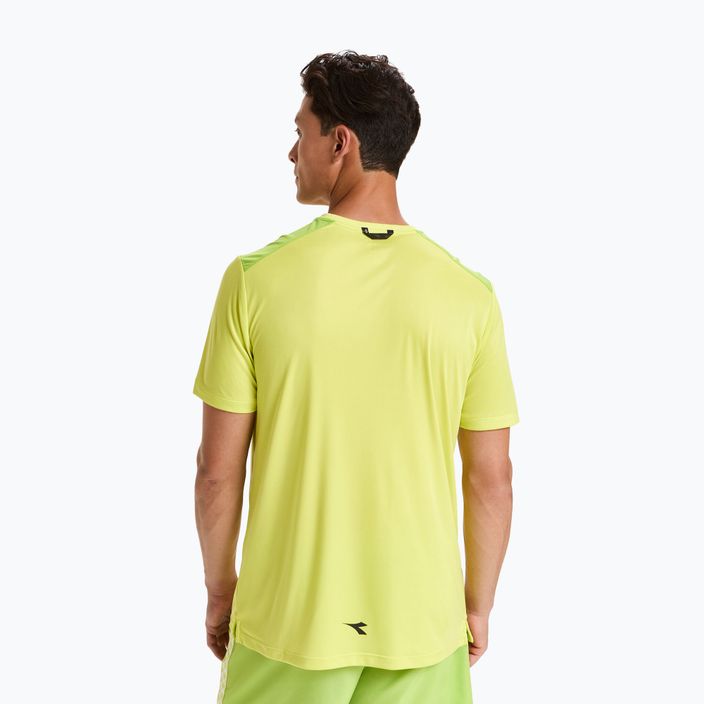 Herren-Tennisshirt Diadora Challenge gelb 102.176852 3
