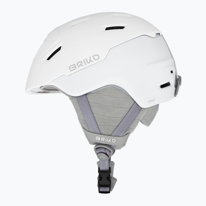 Briko Crystal X Damen-Skihelm matt perlweiß 5