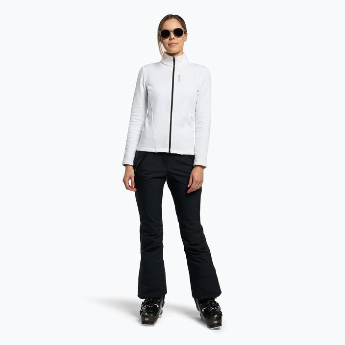 Damen Colmar Fleece-Sweatshirt weiß 9335-5WU 2