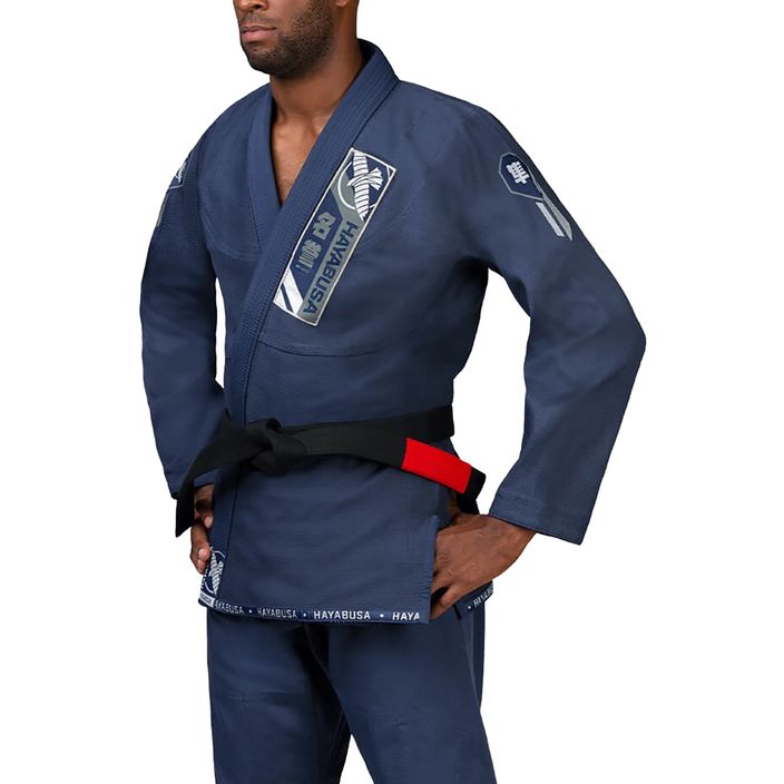 Hayabusa Ascend Leichtgewicht Jiu Jitsu GI Kimono navy blau PLWJJG-N-A3
