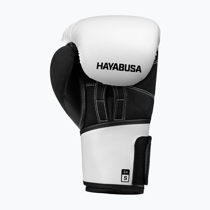 Hayabusa S4 schwarz und weiß S4BG Boxhandschuhe 9